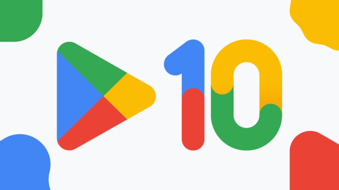 Google Play's new logo is official for its not-actually-10th birthday