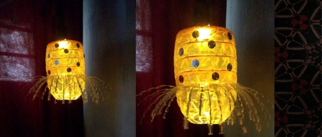 Recycled Bottle Lamp