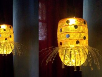 Recycled Bottle Lamp