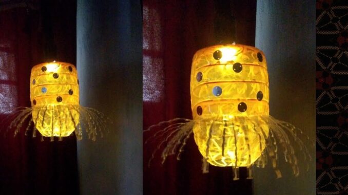 Recycled Bottle Lamp